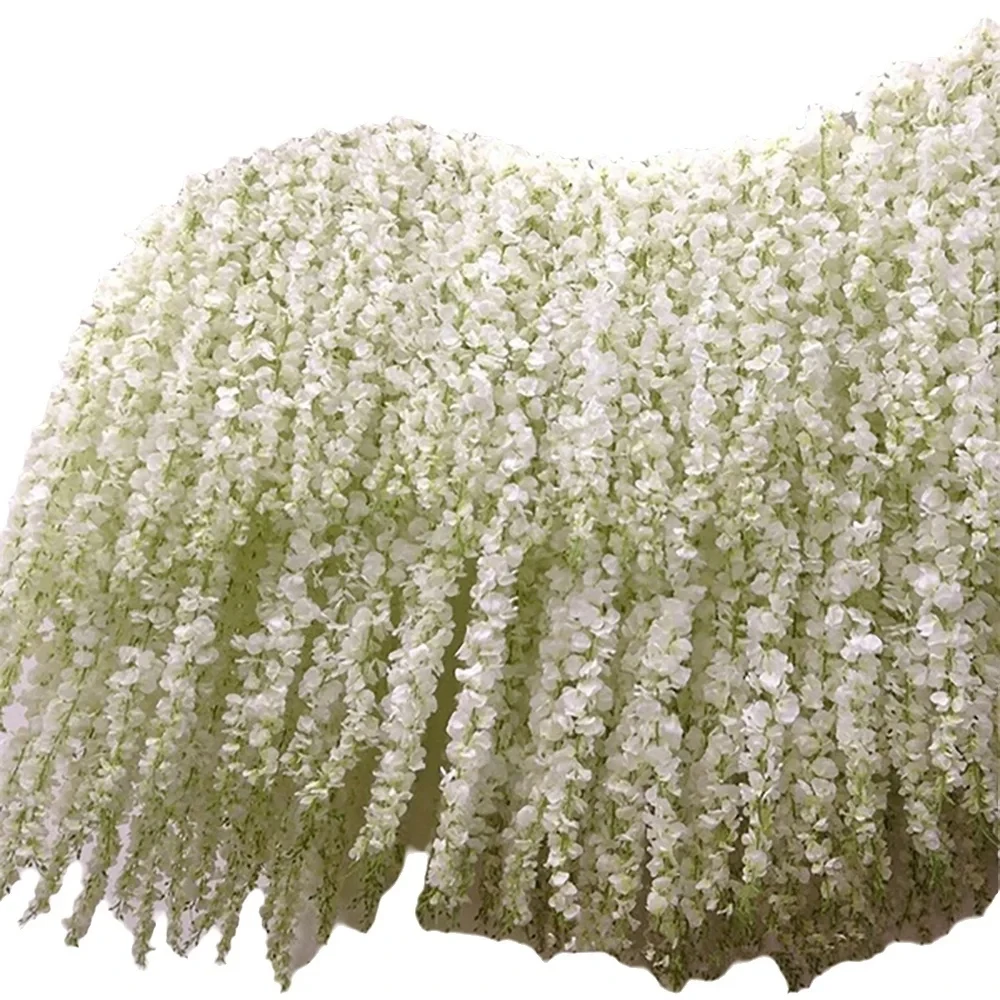 1/5 stücke Künstliche Kirsche Seide Blüte Tengman Hochzeit Kranz Garten Bogen Festival Rattan Hof Romantische Home Room Decor diy Geschenk