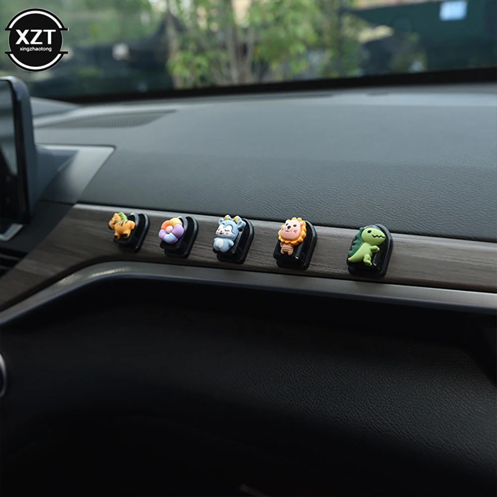 Cartoon Animals Car Hook Cute Creative Seat Hanger Hooks Behind-seat Accessories Organizer Clothes Sundries Hanger Accessories