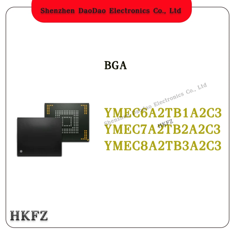 YMEC6A2TB1A2C3 YMEC7A2TB2A2C3 YMEC8A2TB3A2C3 BGA Memory chip IC