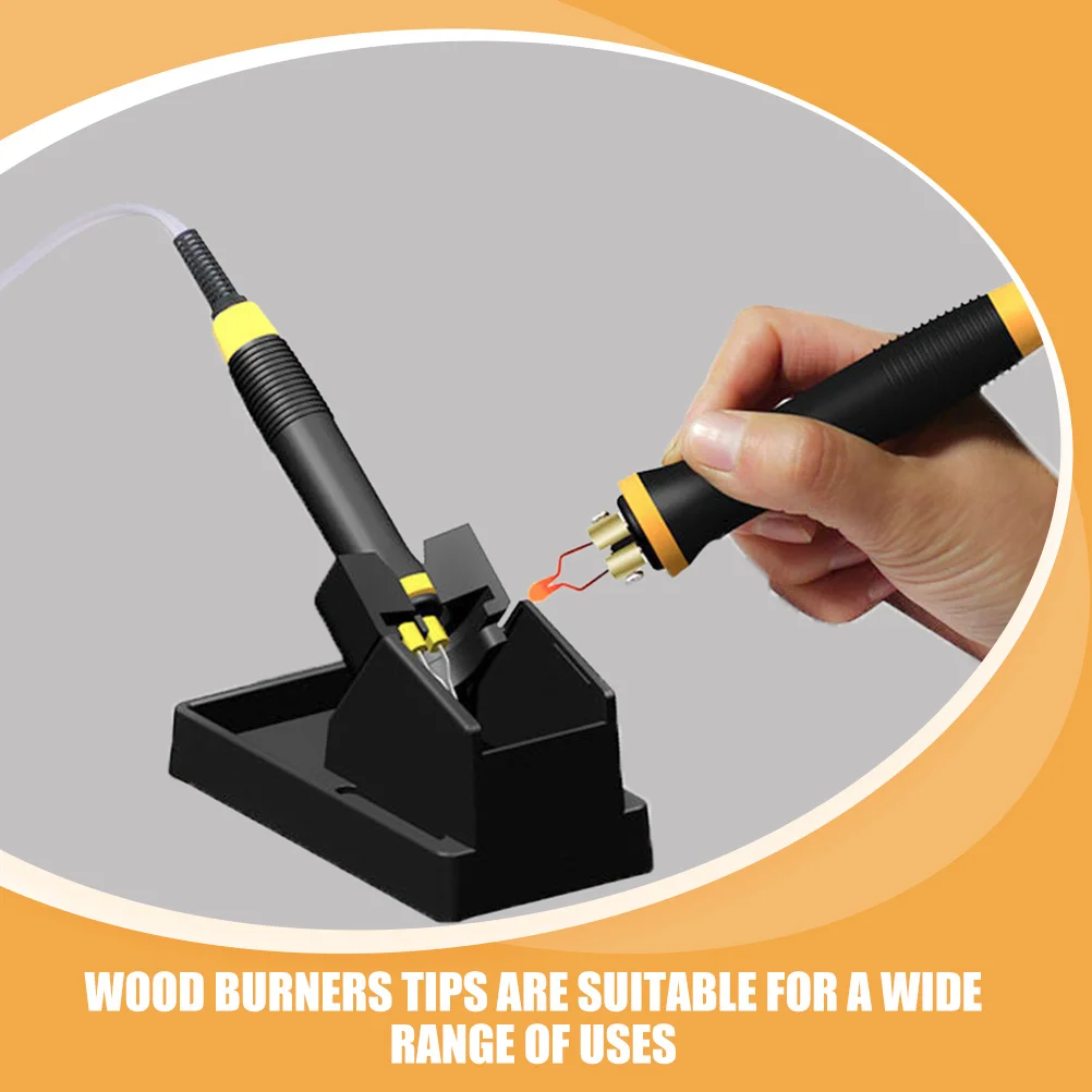 6 قطعة نصائح الشعلات الخشبية لأعمال النجارة عناصر تسخين سبائك النيكل والكروم لمشاريع بيروغرافيا ذاتية الصنع استبدال حرق