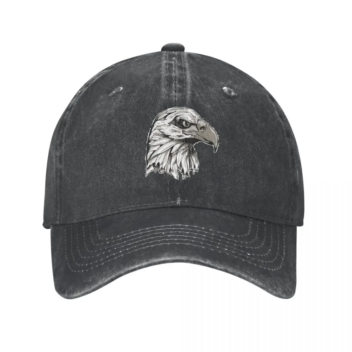 Bald Eagle Head Washed Baseball Cap Animal Street Style Hip Hop Hats Summer Men Tennis Custom Baseball Caps