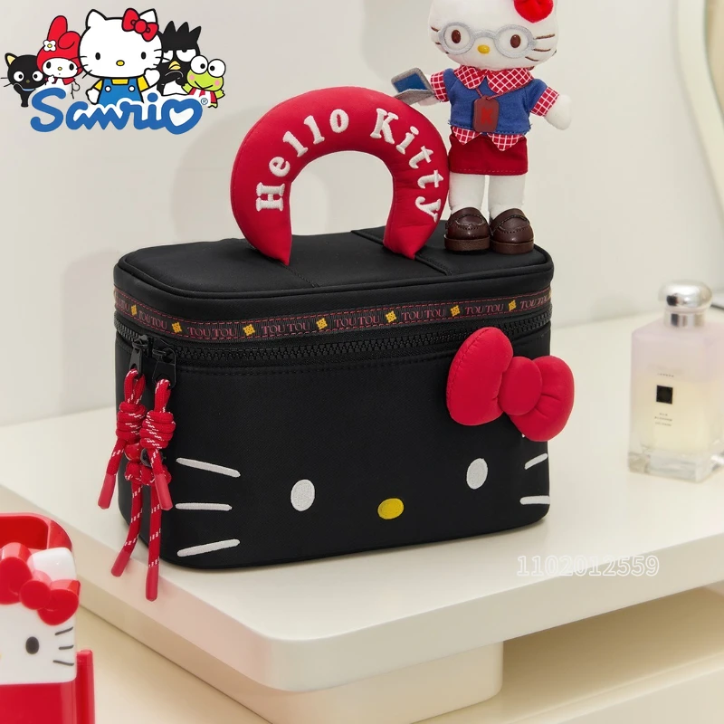 

Sanrio Hello Kitty New Portable Cosmetic Bag Large Capacity Cosmetic Bag Fashionable Travel Storage Toiletry Bag High Quality