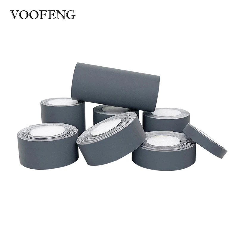 VOOFENG Grey Reflective Fabric Sticker Self-Adhesive Backing Warning Tape for Clothes Bag Helmet RS-821BJ