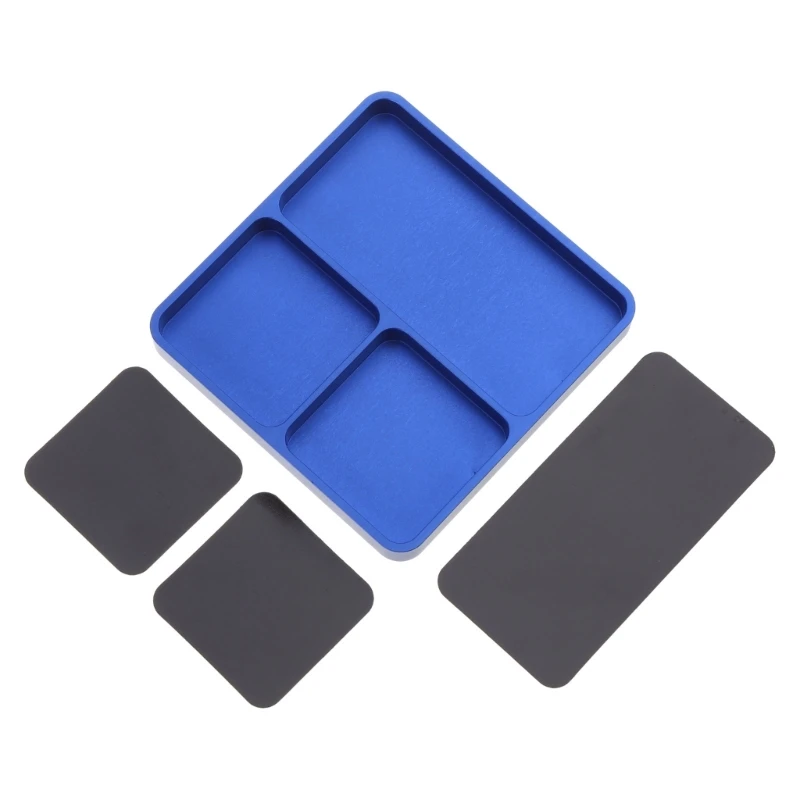 Portable Screws Tray Hardware Bits Storage Mini Plate Parts