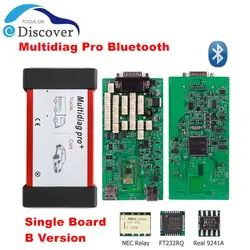 Multidiag Pro+ Single PCB Board TCS Pro Scanner V2021.11/2020.23 Keyen Bluetooth OBD2 Scanner For Cars Trucks Diagnostic Tool