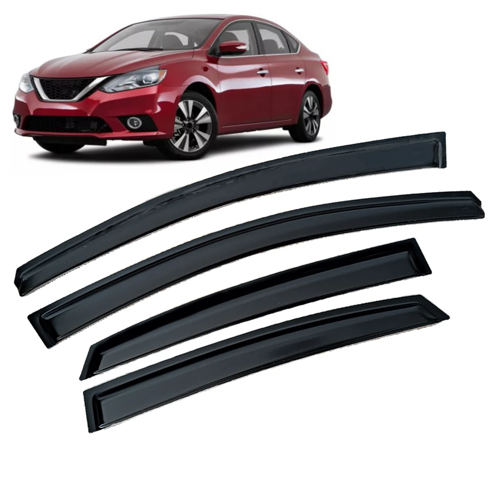 

Window Visor for Nissan SENTRA B17 2013 2014 2015 2016 2017 2018 2019 Wind Deflectors Rain Guards Door Visor Vent Shades