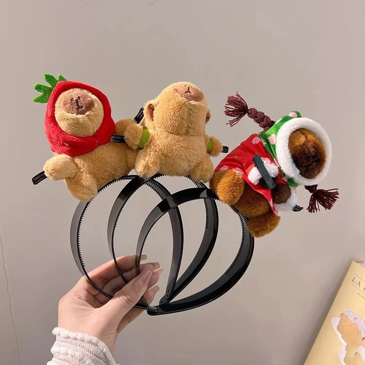 カピバラの髪の装飾 カピバラのヘッドバンド 誕生日プレゼント