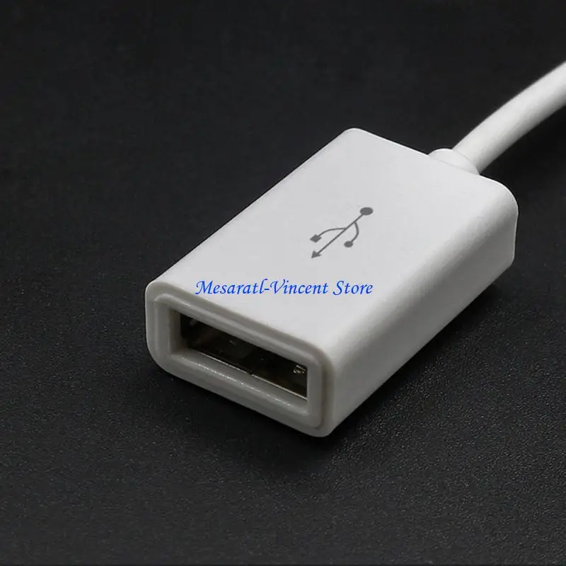A70F 3.5mm Stereo Cable USB2.0 Female To 3.5mm Port Male Car AUX Stereo Adapter