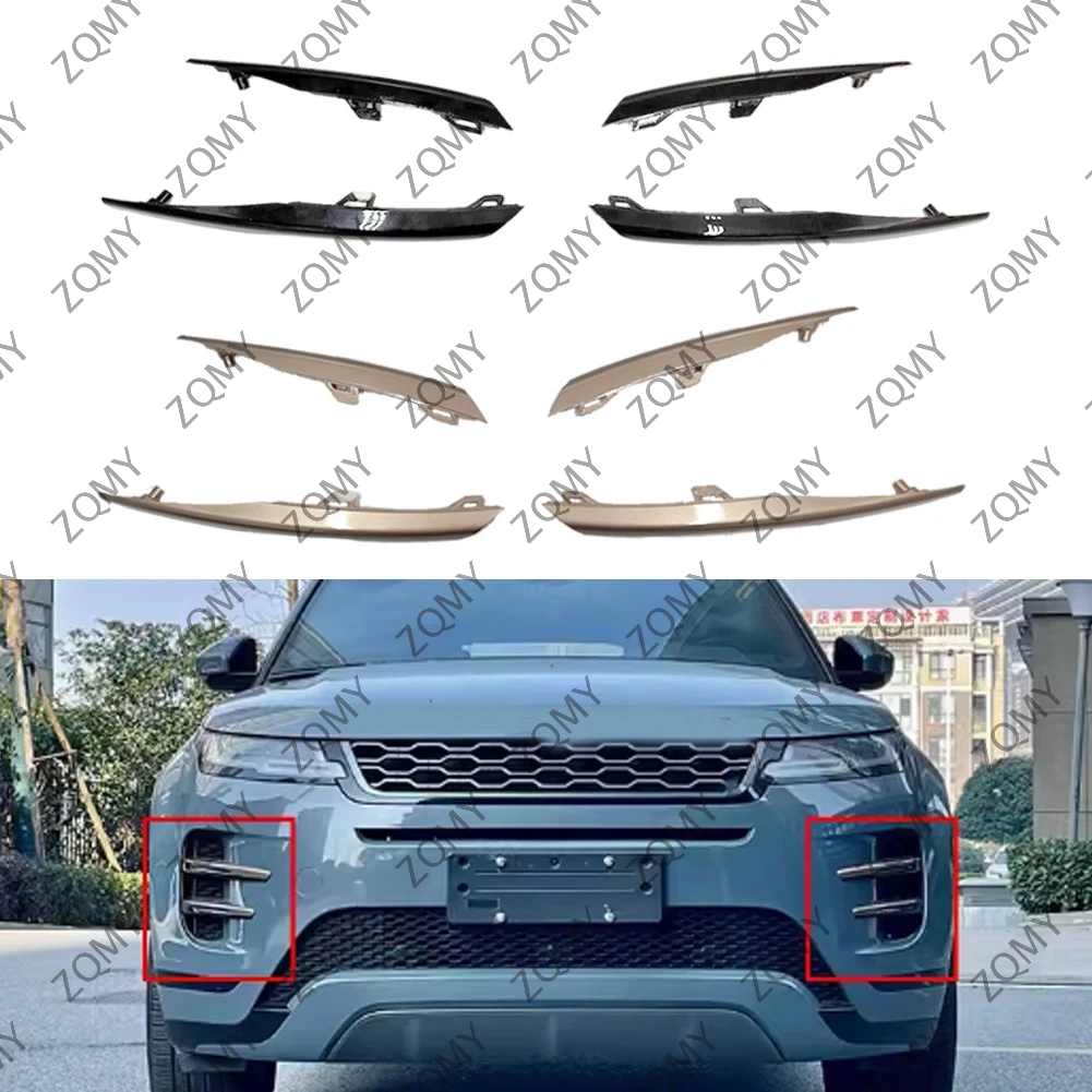 1Pcs Car Upper Front Fog Light Lamp Strip Trim For Land Rover Range Rover Evoque 2020 2021 2022