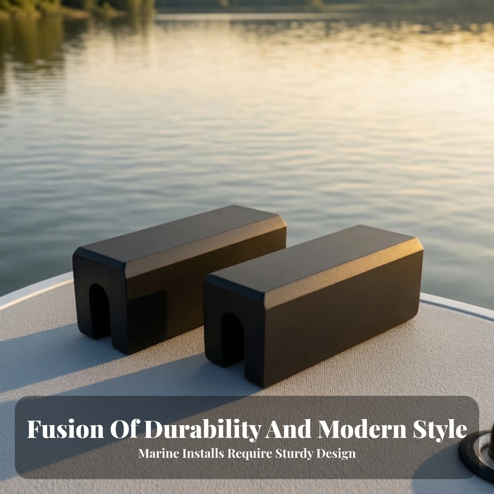 2 Pieces Transom Support Block Heavy-Duty Marine Support Block for Boat Owners, Trailering