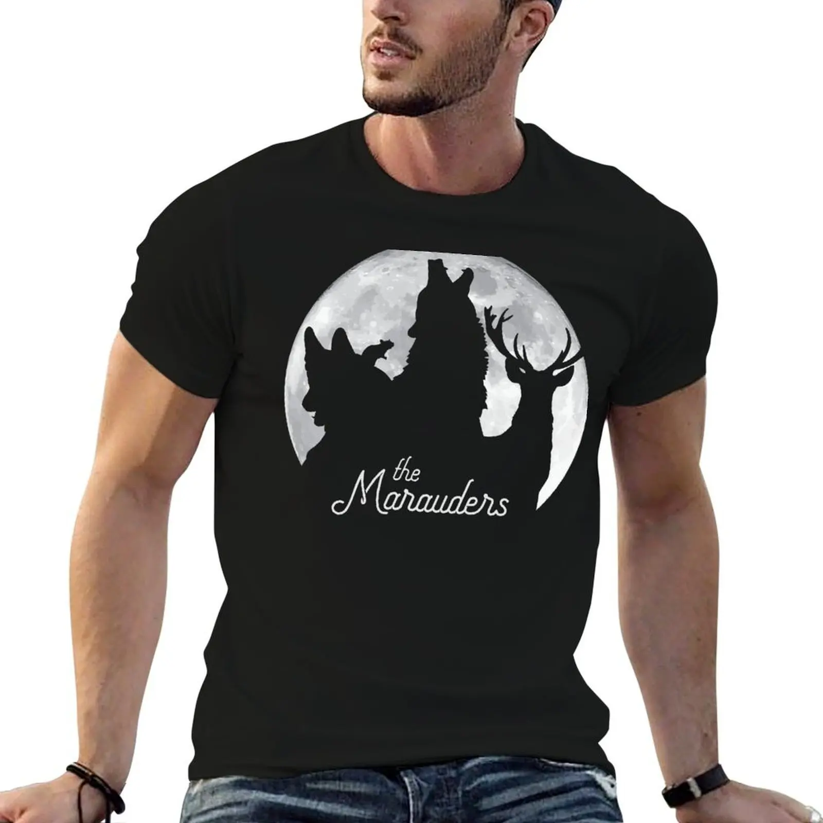 

The Marauders on a Full Moon T-Shirt man t shirts high quality luxury brand man graphic t shirt T-Shirt