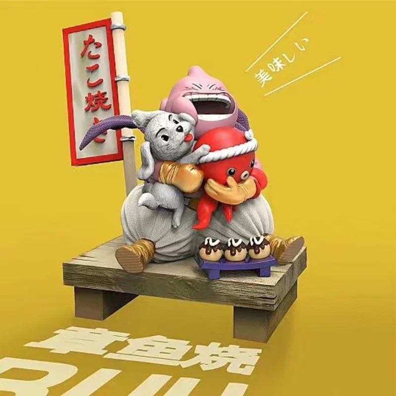 

Anime Dragon Ball Gk Majin Buu Octopus Burning Devil Licking Dog Action Figures Model Ornaments Toy For Children Holiday Gift