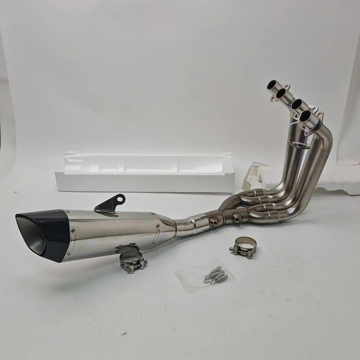 Full Exhaust System Upgrade for Kawasaki Ninja ZX4RR - Performance Optimization Direct Fit