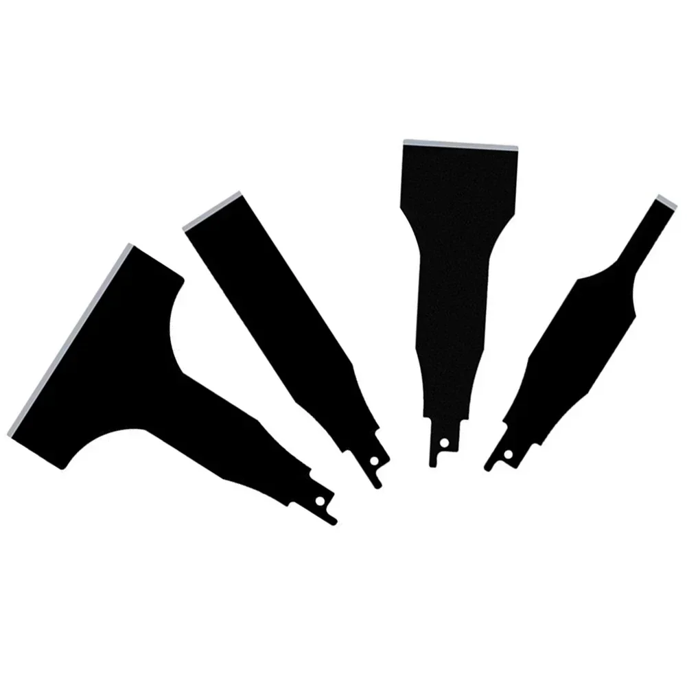 4 Saber Saw Blades For Electric Reciprocating Saws Used For Metal Rust Removal Wall Scraper And Cement Floor Cleaning
