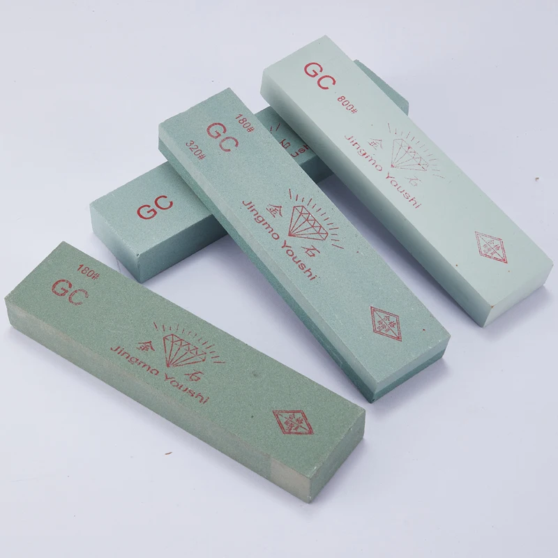 Double-sided whetstone strip 200 * 50 * 25 green silicon carbide whetstone mold metal flat whetstone