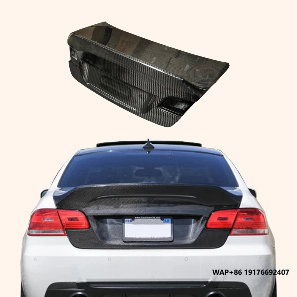 

ForBMW E92 M3 (Coupe Only) 08-12 Ducktail Style Carbon Rear Trunk Boot Lid