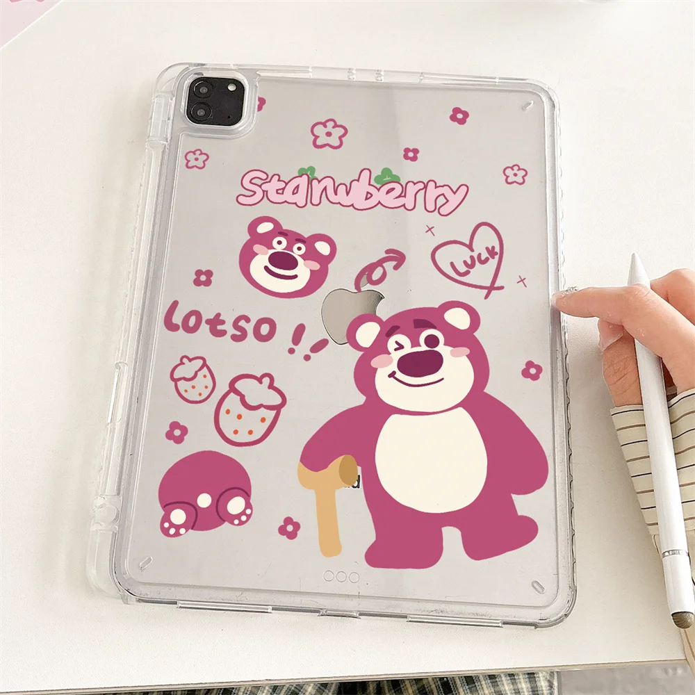 

Чехол Lotso для iPad 11-го поколения 2025 10 9 7 10,2 Pro 11 2024 Air 5 4 3 10,5 Mini 6 7 9,7 Акриловый чехол с держателем для карандашей