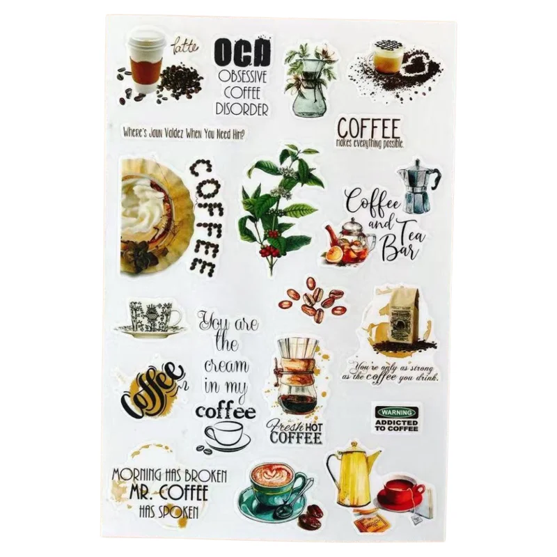 Vintage Aesthetic Scrapbooking Rub on Sticker