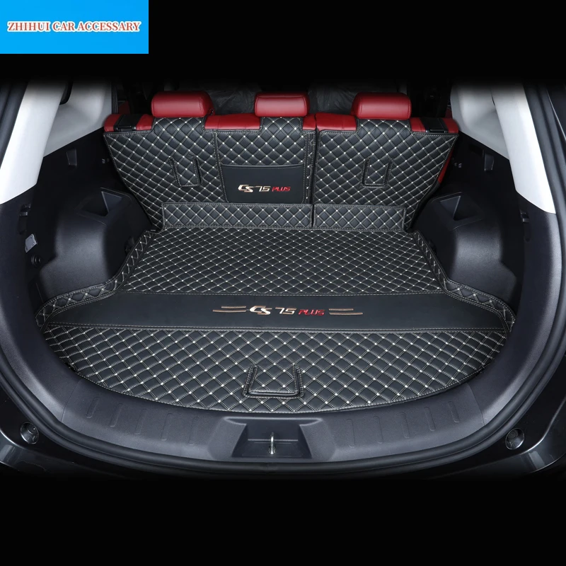 Аксессуары для стайлинга автомобиля Changan CS75 Plus 2021, защитный коврик для багажника из искусственной кожи, Накладка для кошек, внутренняя часть чехла