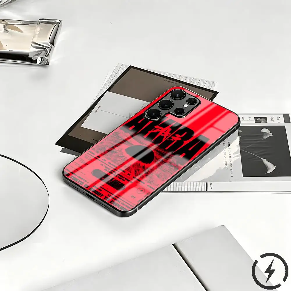 anime Akira Phone Case For Samsung S26 S25 S24 S23 S22 S21 S20 Plus Ultra Note20 Glass Magnetic Case
