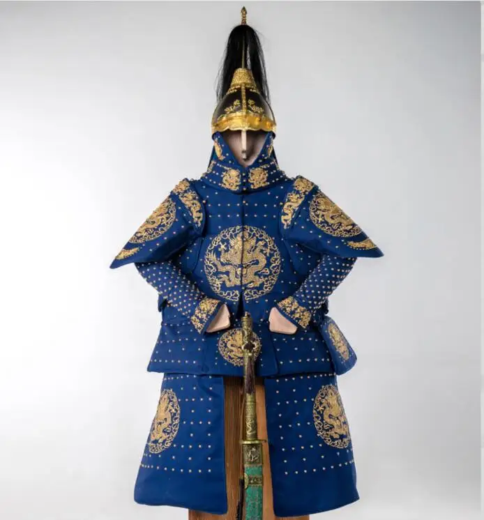 Chinese Ancient Qing Dynasty General Armor Wearable