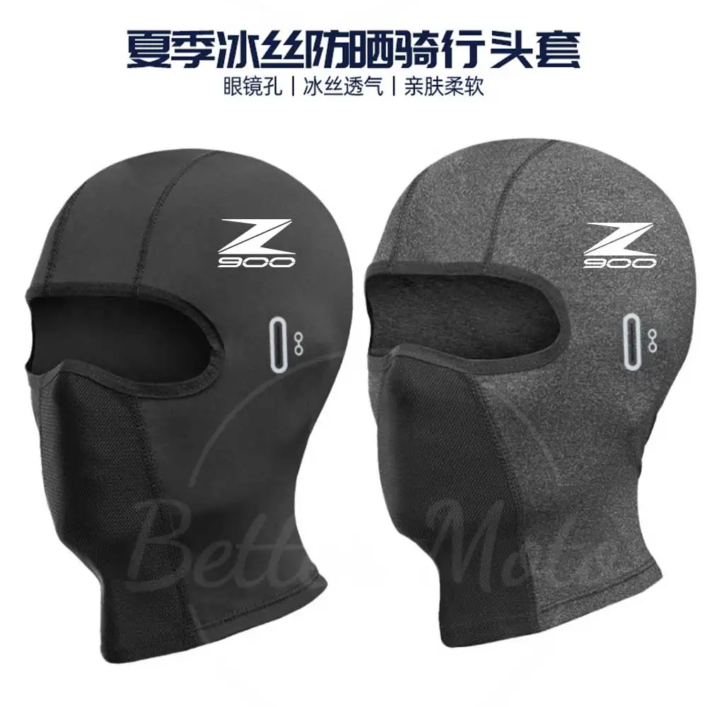 Untuk kawasaki Z900 musim panas bersepeda topi untuk pria sepeda helm Liner topi motor Balaclava leher Bandana Hood Full Face Mask