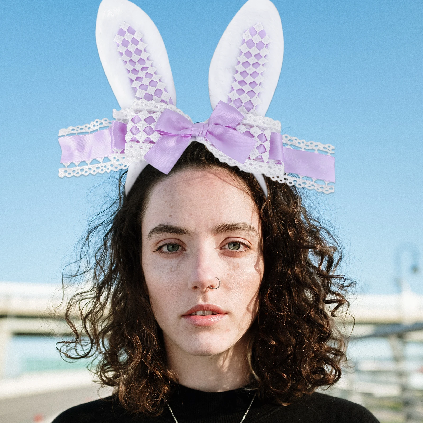 

Rabbit Ear Headband Cloth Stylish Cosplay Party Hair Hoop Bunny Ears Cute Accessories Rabbit Ear Headbands