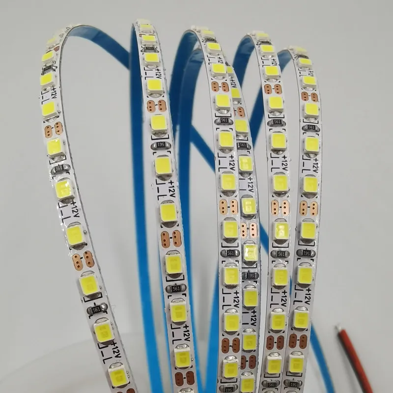 4mm Narrow Width 2835 LED Strip 120led/m 5m Flexible Strip Light White Warm white Blue Green Red Non-Waterproof Strip DC12V