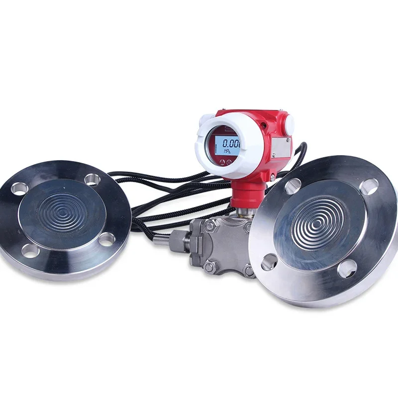 High Precision Double Flange Liquidometer Transmitter with Remote 4-20mA Transmission for Anti-Corrosion Water Level Monitoring