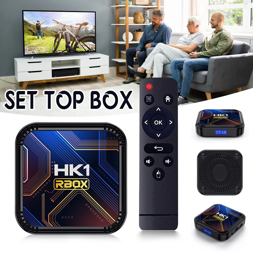 HK1 RBOX K8S Android 13 TV, pudełko RK3528 64GB 32GB 16GB 2.4G 5G WIFI BT 4.0 dekodowanie Vedio zestaw odtwarzacza multimedialnego najwyższej