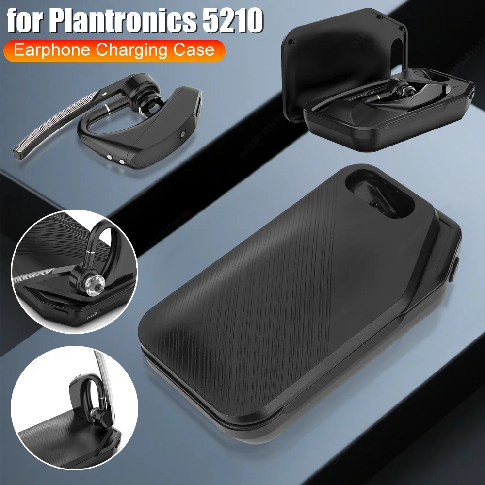Lekkie etui ładujące do słuchawek, łatwe do przenoszenia, kompatybilne z Plantronics Voyager 5210