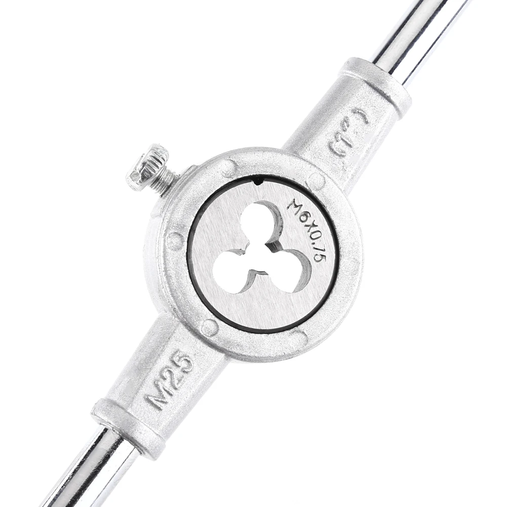 Kit di utensili manuali per maschiatura per taglio filettatura esterna da 11 pezzi/set