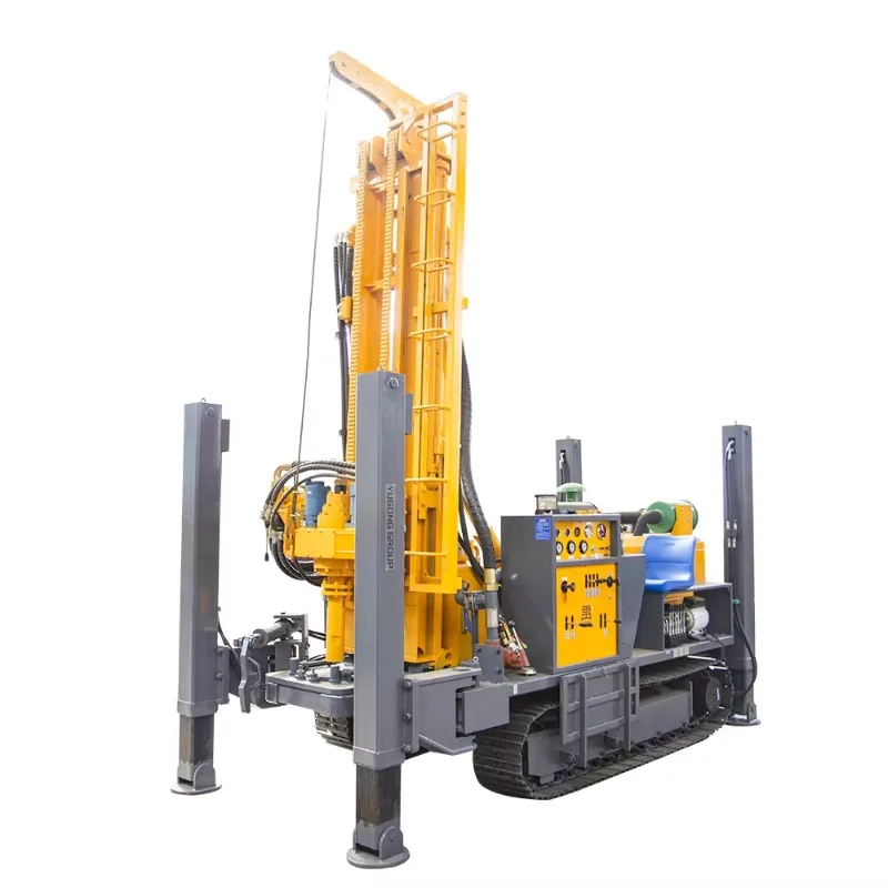 Customized Pneumatic Mini Water Well Drilling Rig Machine 100m Deep 300m Borehole Drill For Mines Crawler Essential Motor