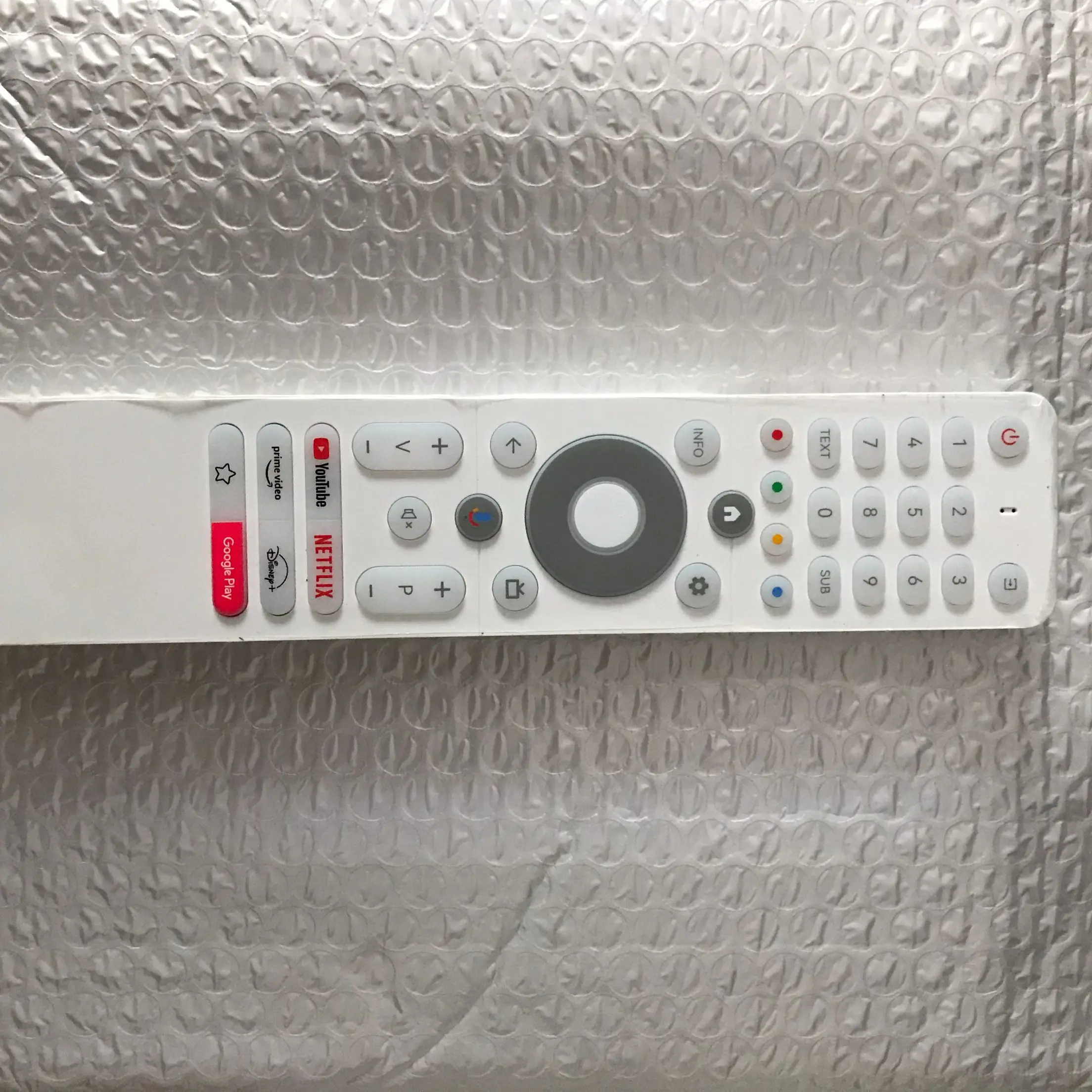 New Voice Remote Control For Thomson RC112GHW Google TV HD/FHD -white