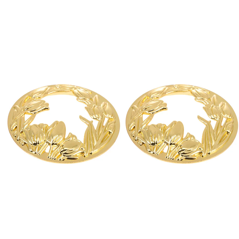 

2pcs Metal Hollow Cover Lids Zinc Alloy Aromatherapy Scented Windproof Vintage Candlestick Cover Aroma Hardware