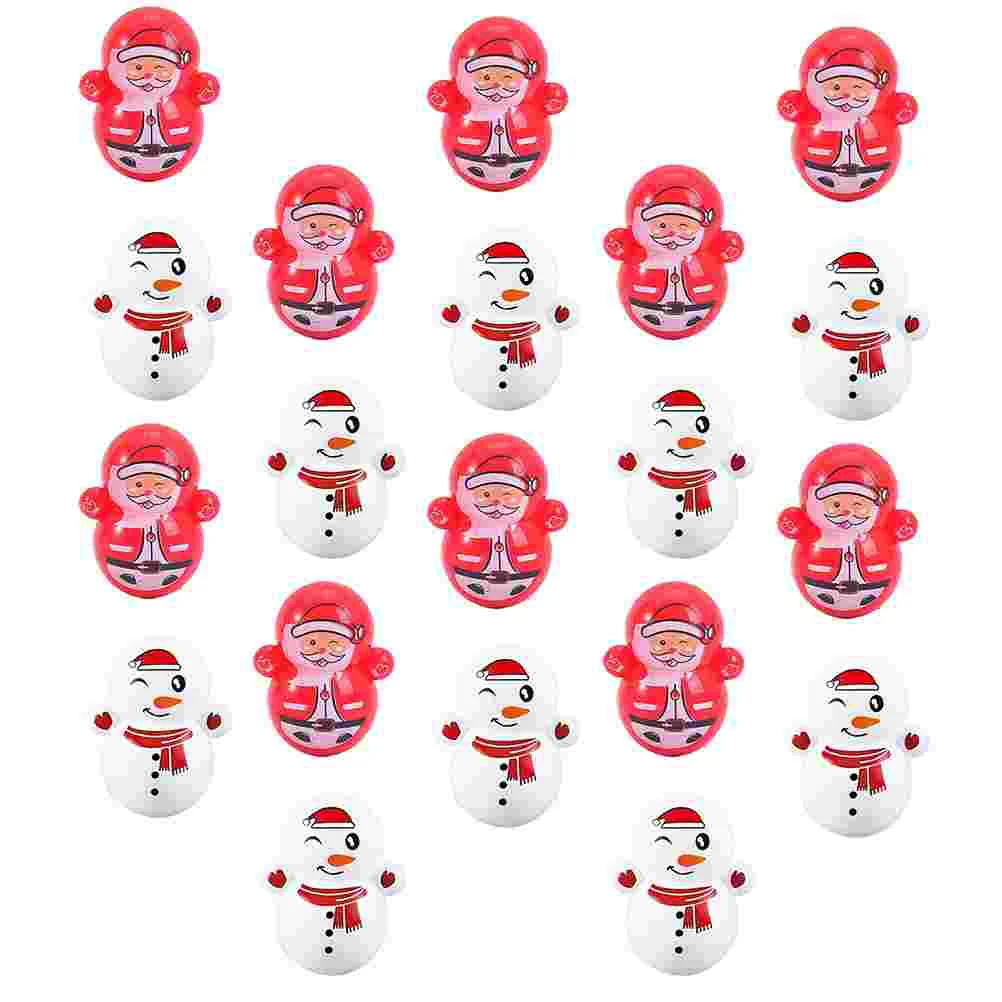 Tumbler Plastic Tumblers Xmas Toys Christmas Lovely Children Santa Clause Early Educational Kindergarten Gifts Cartoon