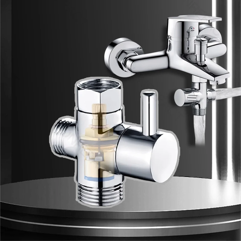 

Т-адаптер, переключающий клапан для душа, 3-ходовой смеситель для душа, тройник, соединительный клапан, инструмент, насадка для душа, распределитель воды