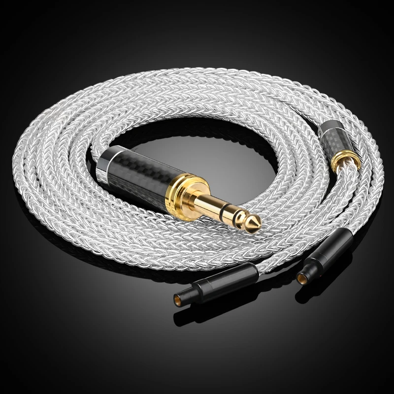 Ataudio hifi kopfhörer upgrade symmetrisches kabel mit 2.5/3.5/4,4mm/4pin xlr für kopfhörer upgrand kabel für amps hd800 hifiman 7