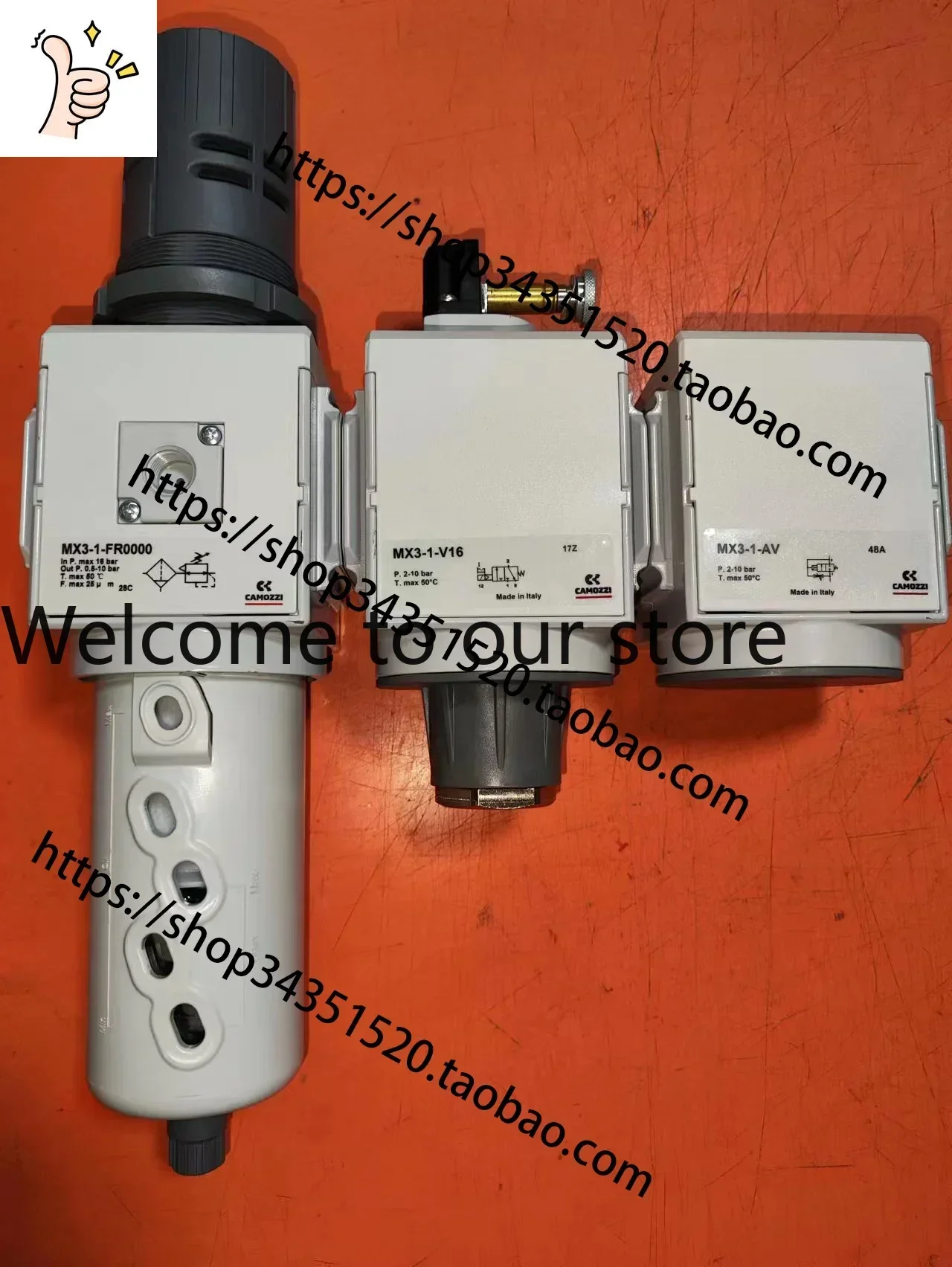 2026.4Customized Camozzi MX3-1-AV Soft Start Valve MX3-1-FR0000 Pressure Reducer Filter 3-Way Valve