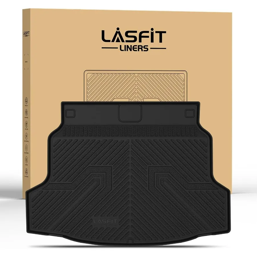 

Коврик в багажник AllWeather TPE на заказ для Honda Civic Hatchback Sport 20172021, прочный лоток для багажника с нескользящей поверхностью Perf