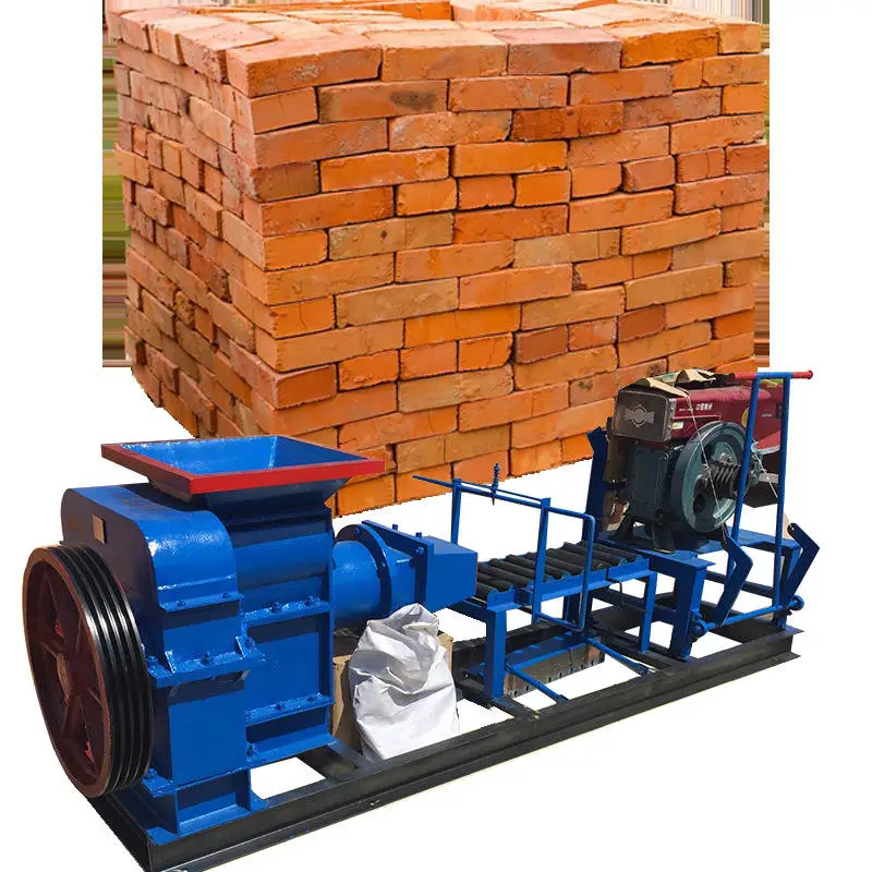 For Automatic Red Earth Mud Soil Clay Brick Making Machine Vacuum Brick Making For Industry House construction m