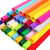 40/20/10Pcs New Felt Fabric Sheet Assorted Color Patchwork Sewing DIY Craft Squares Nonwoven 1mm Thick Handmade Fabric Weaving 4