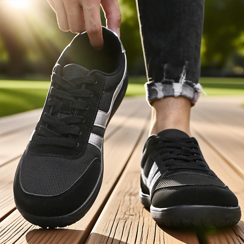 

Wide Shoes Anti Slip Lightweight Breathable Running Shoes Minimalist Barefoot Cross Training Shoe Anti Slip Toe Walking Shoes