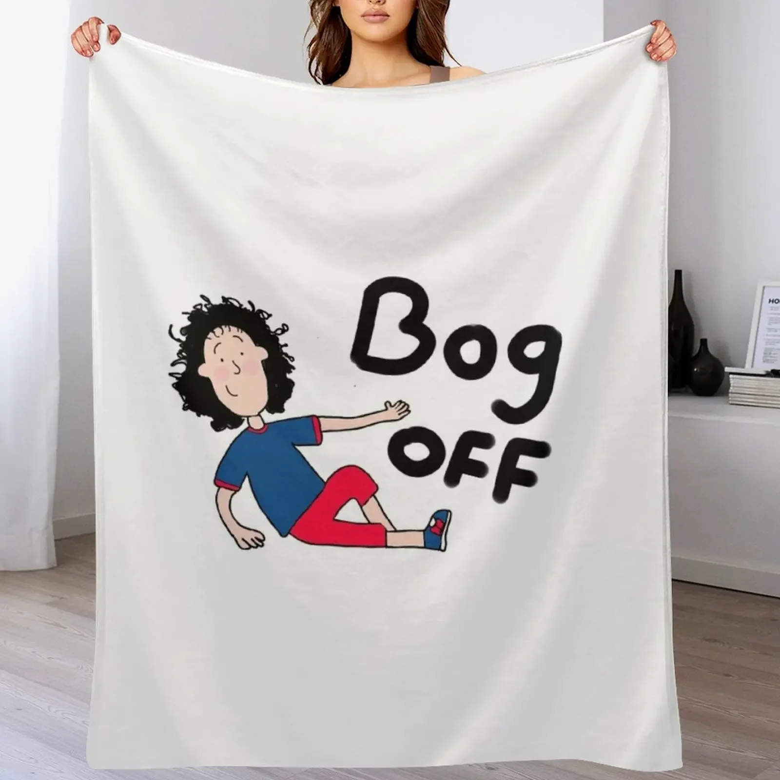 Tracy Beaker Throw Blanket Travel Size Cozy Blanket for Plane Train