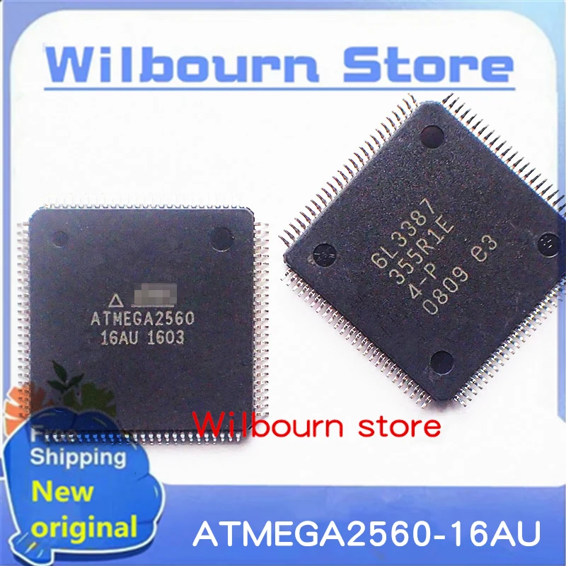 2PCS~10PCS/LOT ATMEGA2560-16AU ATMEGA2560 ATMEGA2560-16U QFP100 New original