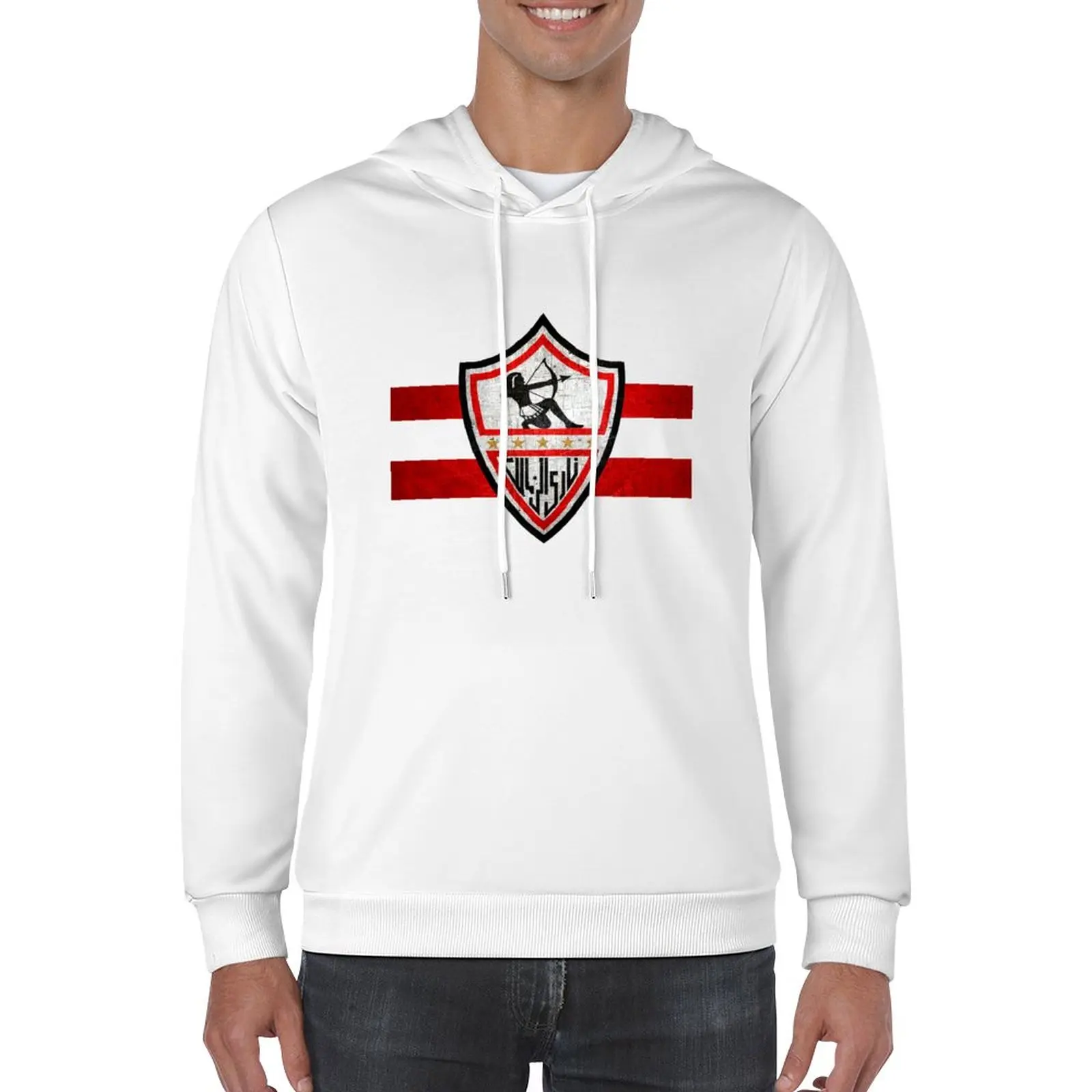 

New Zamalek soccer football fans Giza Egypt Hoodie autumn men's autumn clothes men's sweat-shirt set hoodie for men