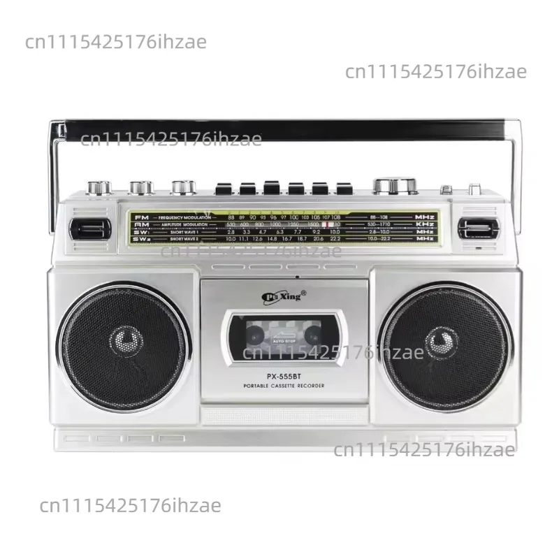 Suitable for Tape Recorder Dual Speaker Desktop  Multiband Recorder Radio FM