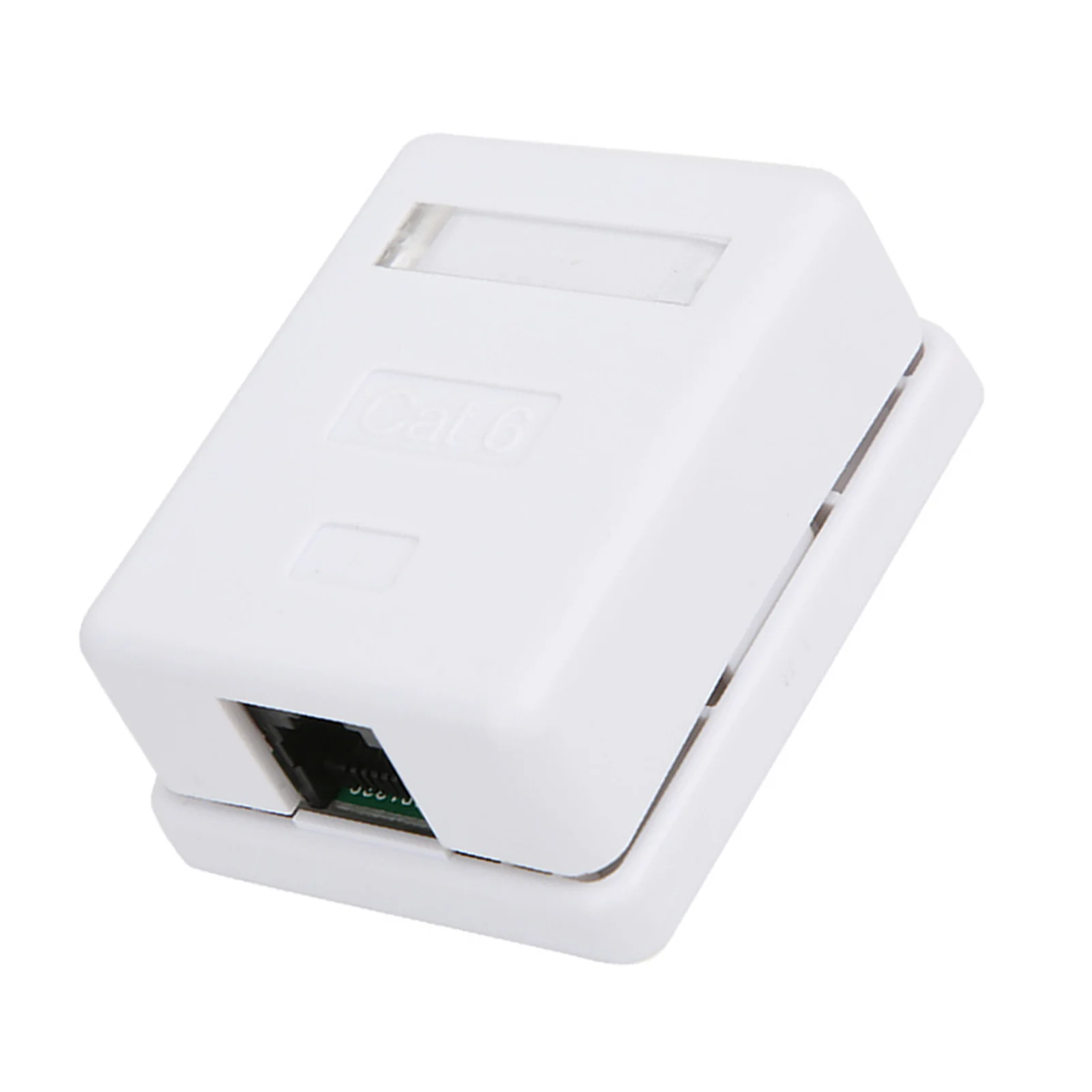 RJ45 マウントボックス Cat6 シングルポート デスクトップ情報ネットワーク ジャンクションボックス RJ45 マウントボックス マウントボックス