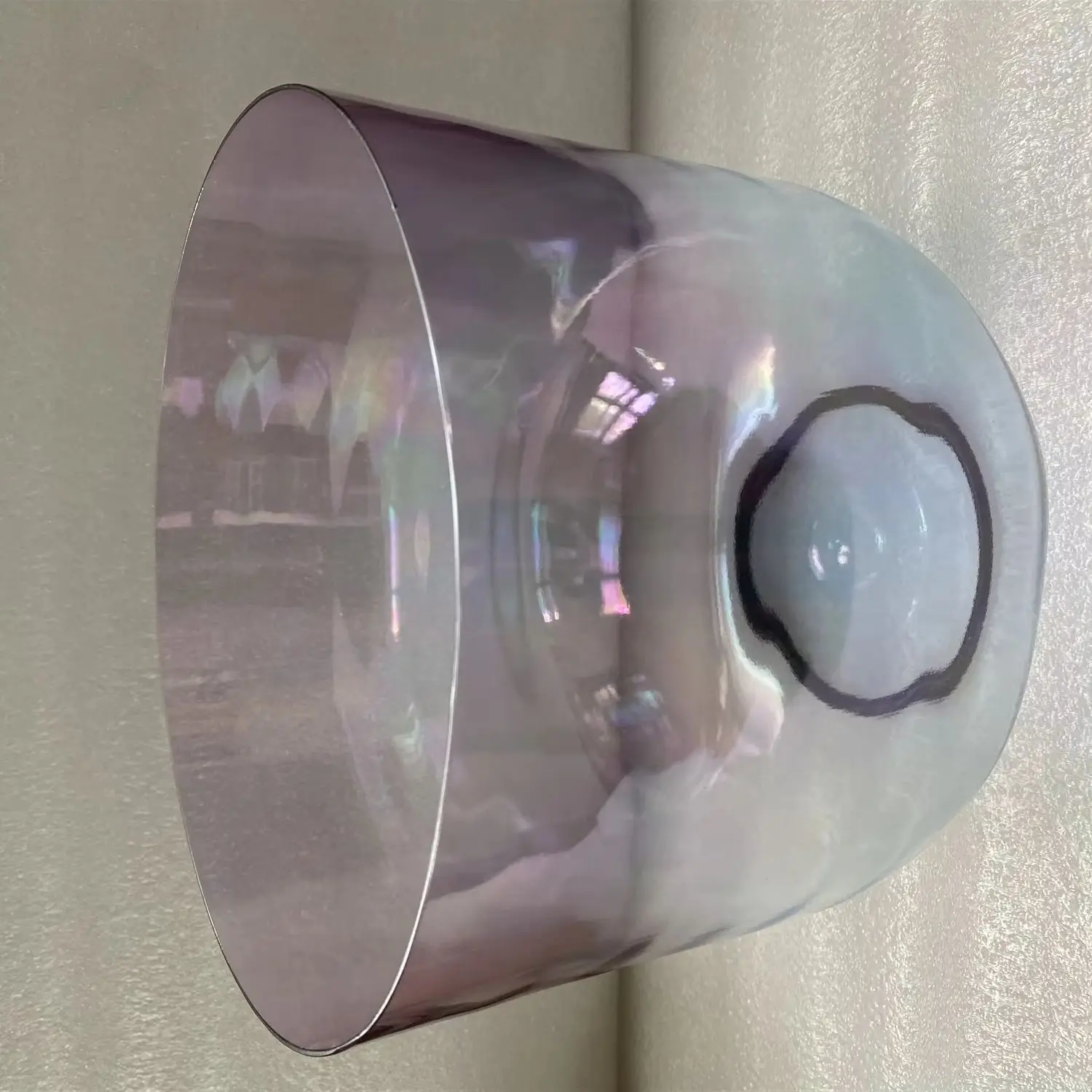 Titanium cosimic crystal singing bowl 432Hz 2nd octave A note third eye chakra or A# note Pineal chakra or B note Crown chakra