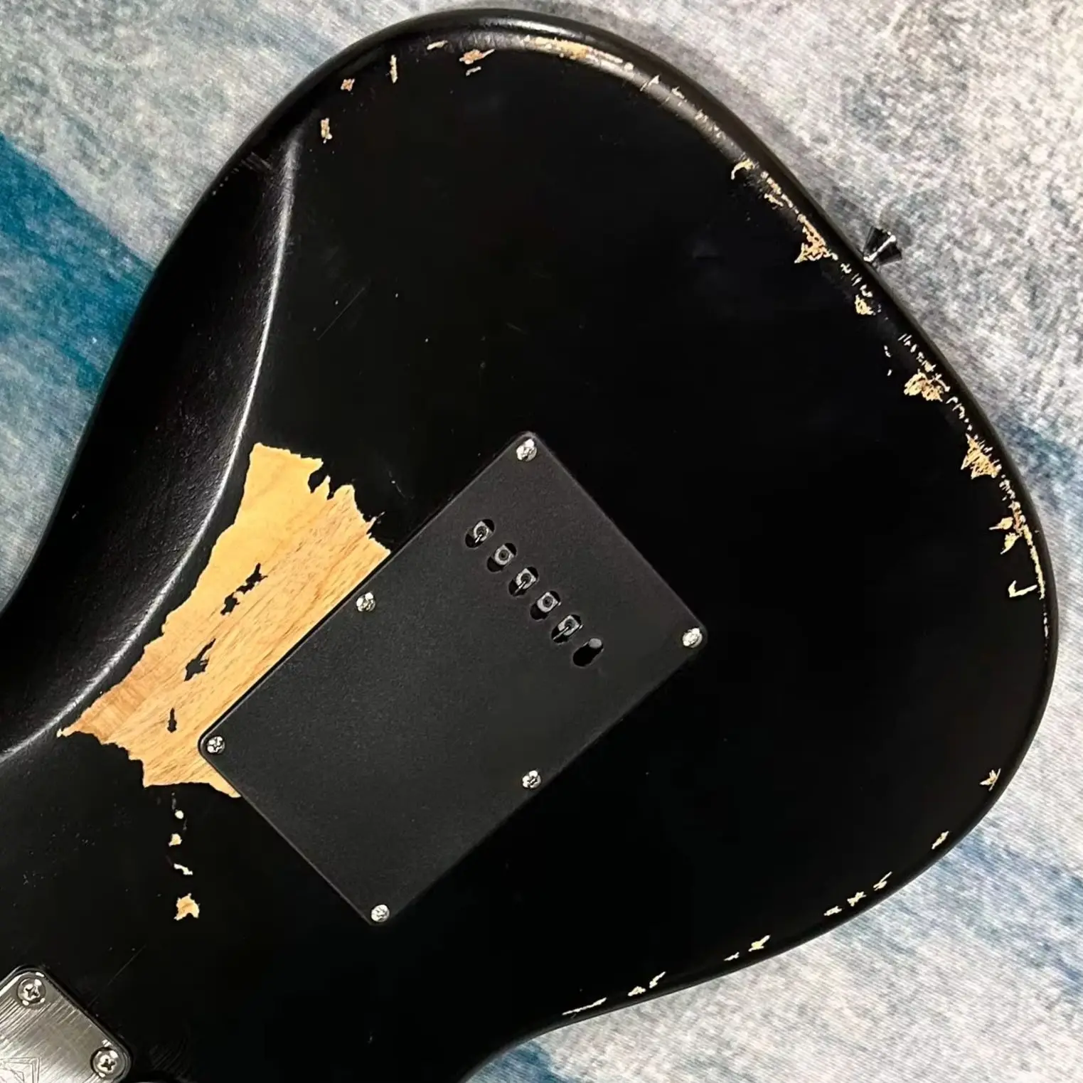 Black Aged GST Electric Guitars Alder Body Maple Fretboard